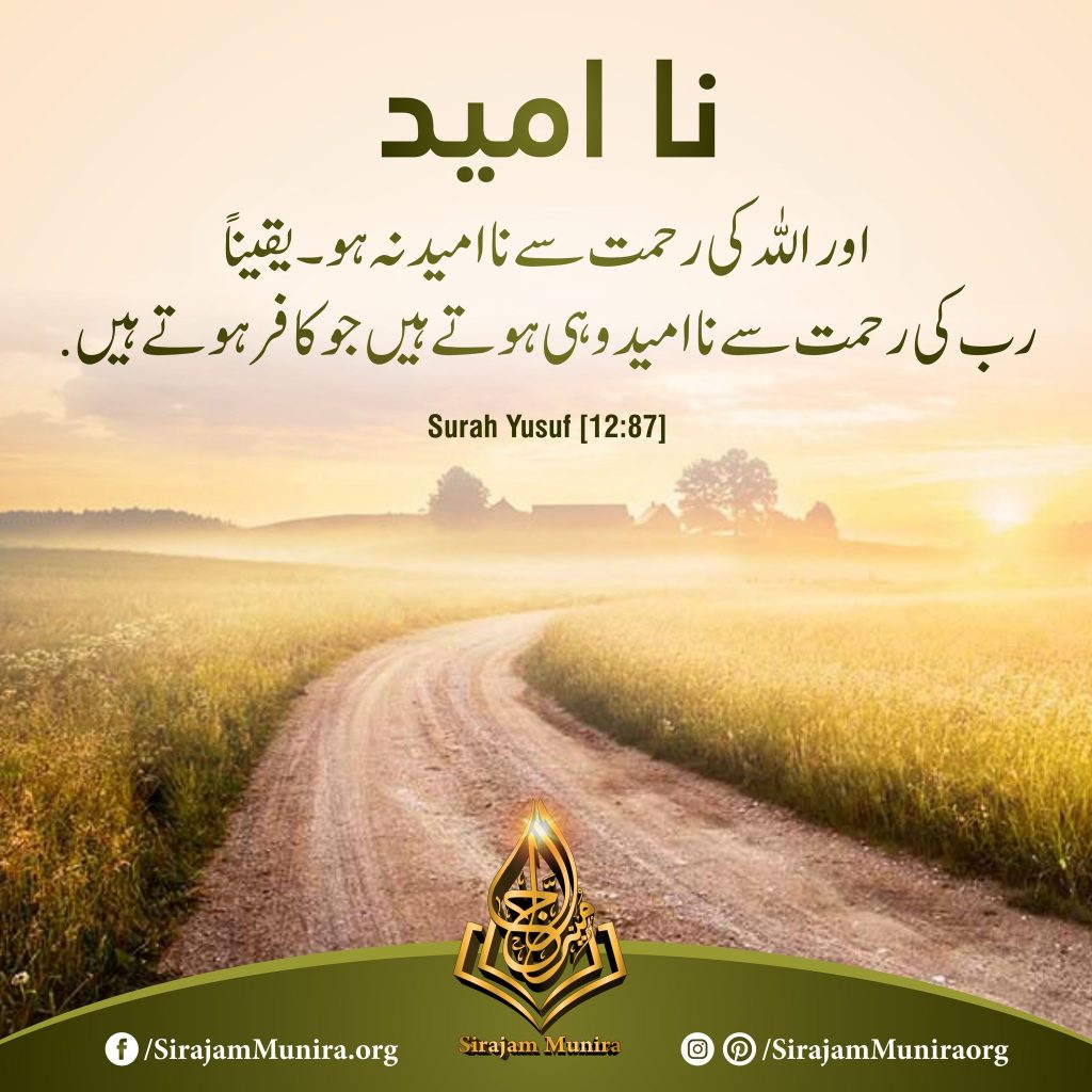 نا امید نہ ہو