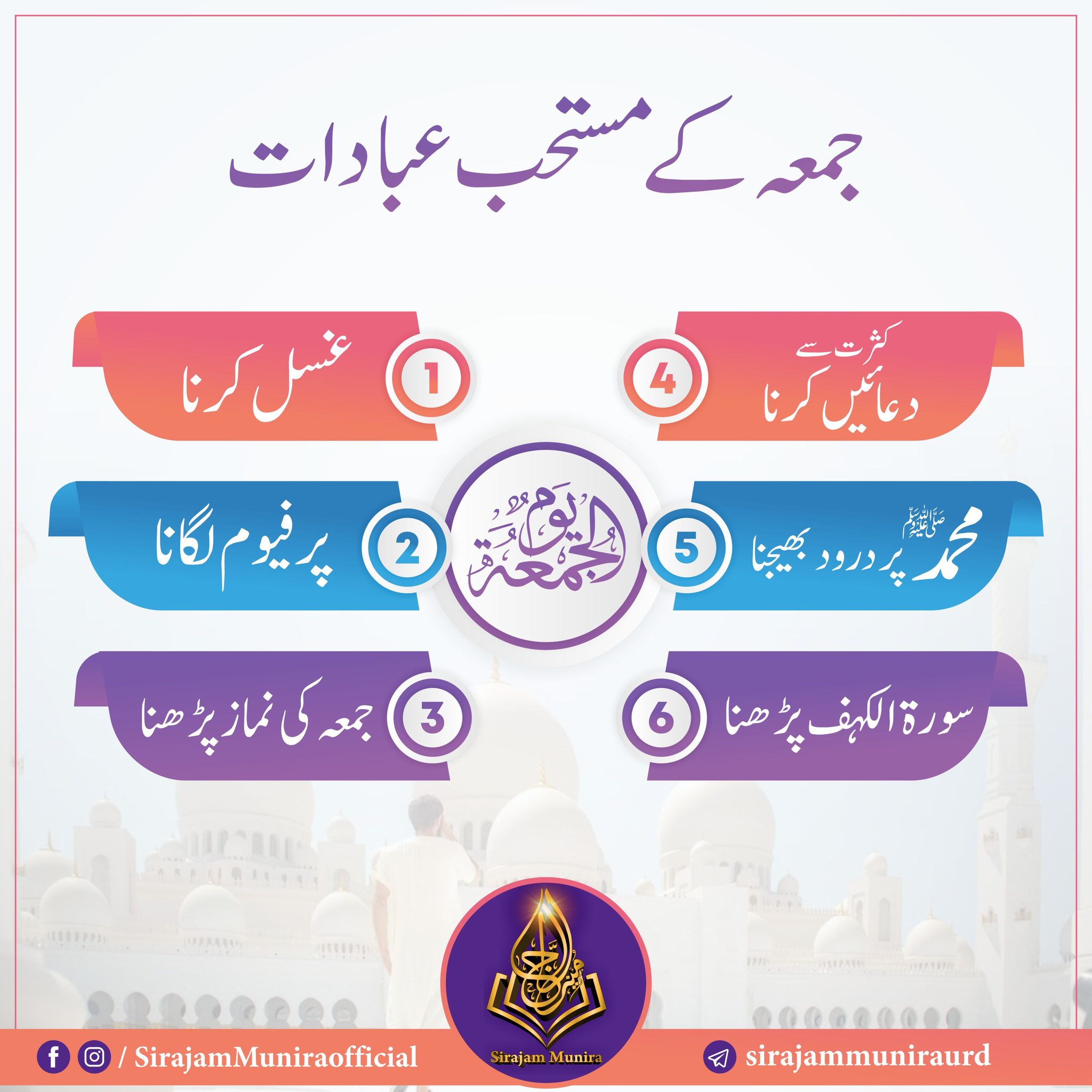 جمعہ کے مستحب عبادا۔